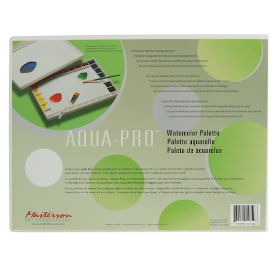 Masterson Aqua Pro&#x2122; Watercolor Palette